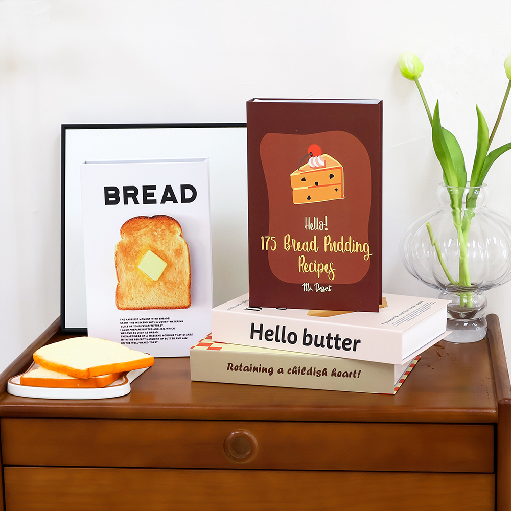 Interior Design Book - Cute Cream Food Style Decoration Fake