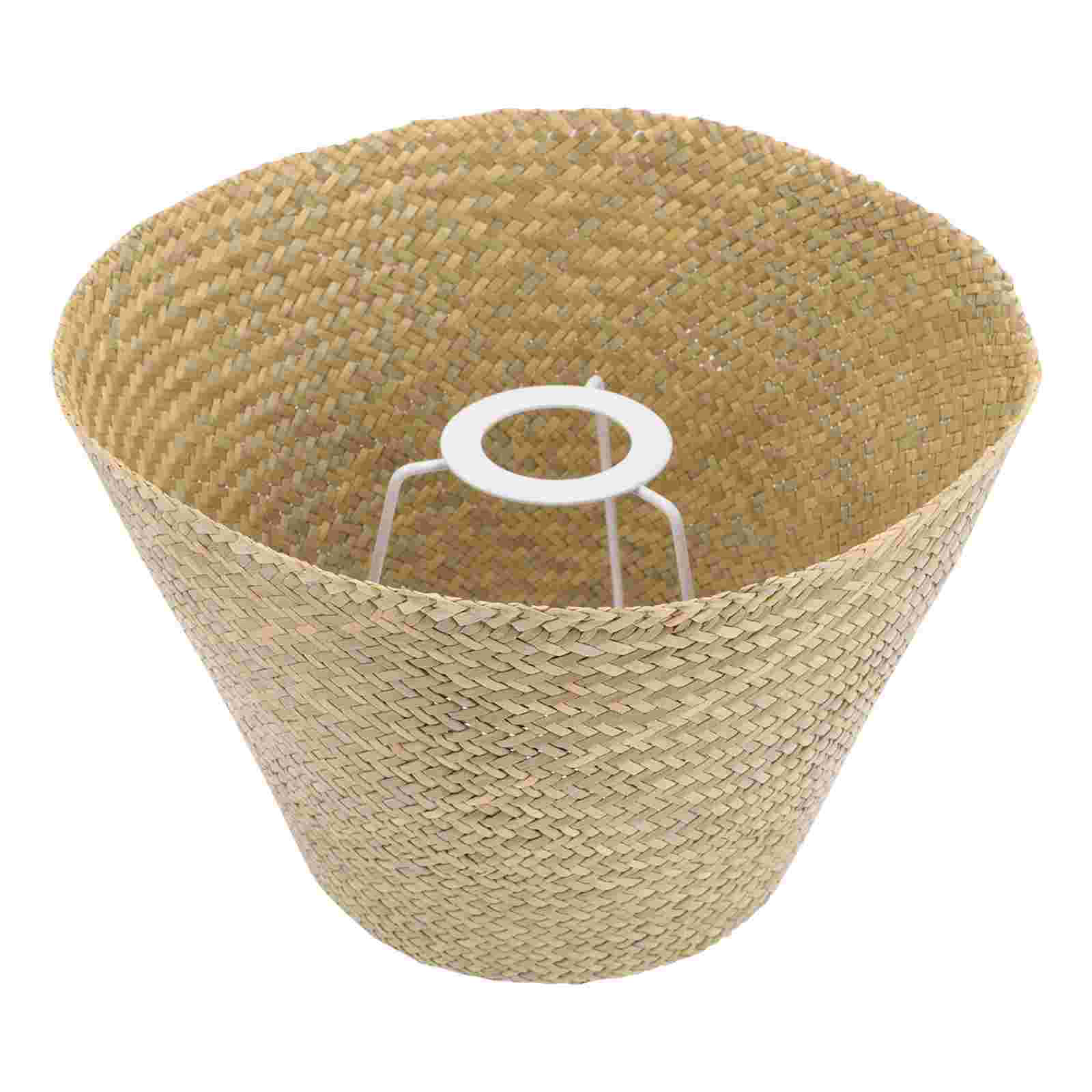 Wicker Pendant Shade - Rattan Lamp Shade Decorative Wicker Lamp
