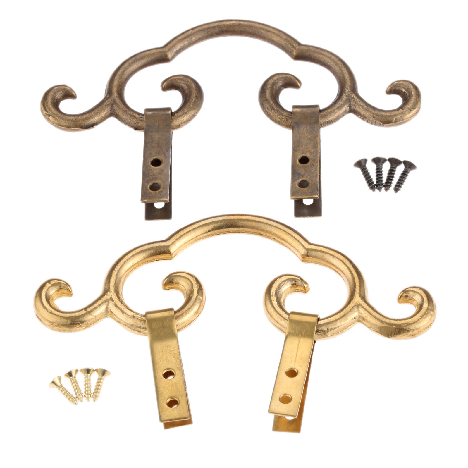 Antique Brass Hook - DRELD 1Pc Vintage Brass Antique Picture