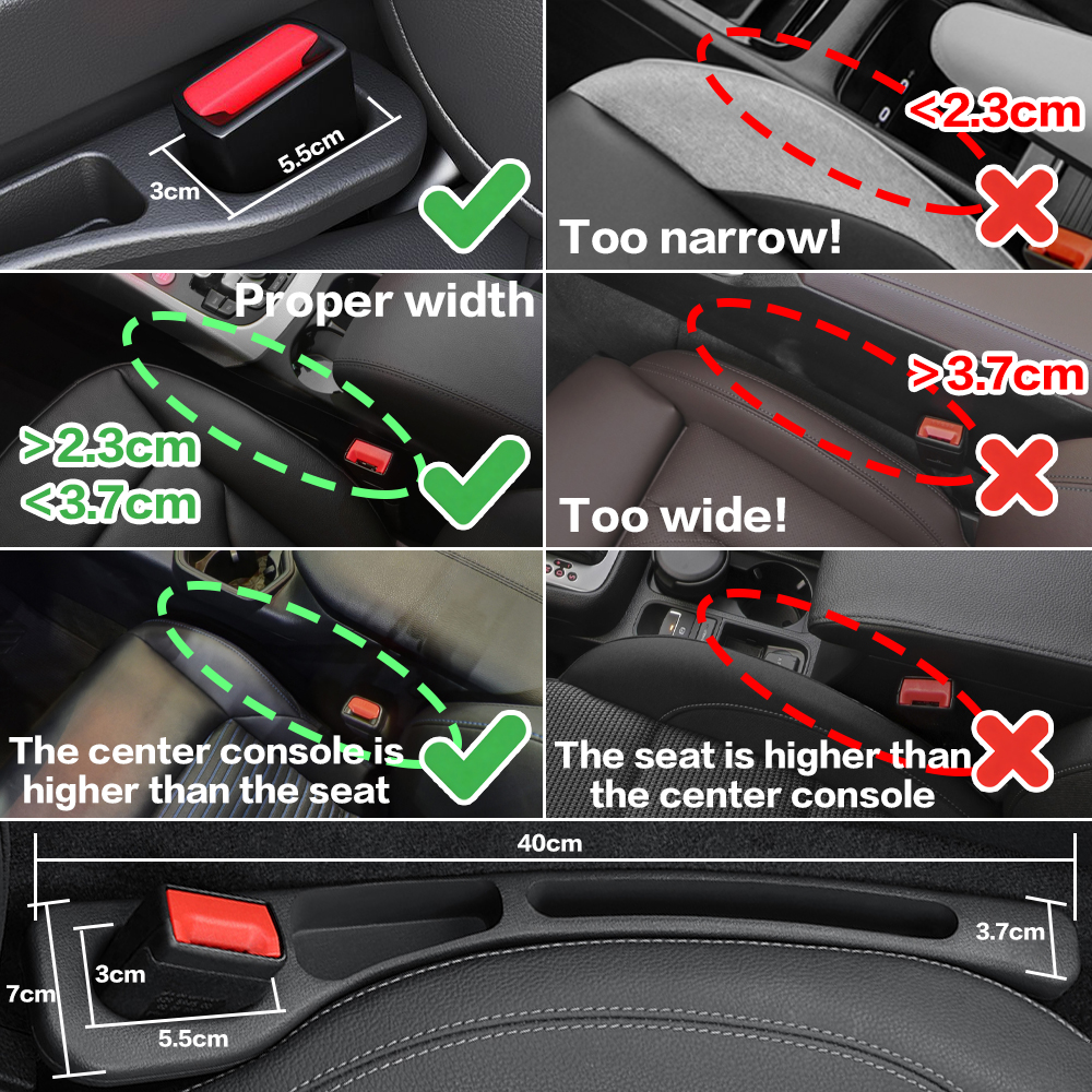 2X Car Seat Gap Filler Between - Interior Design Styles avis et prix