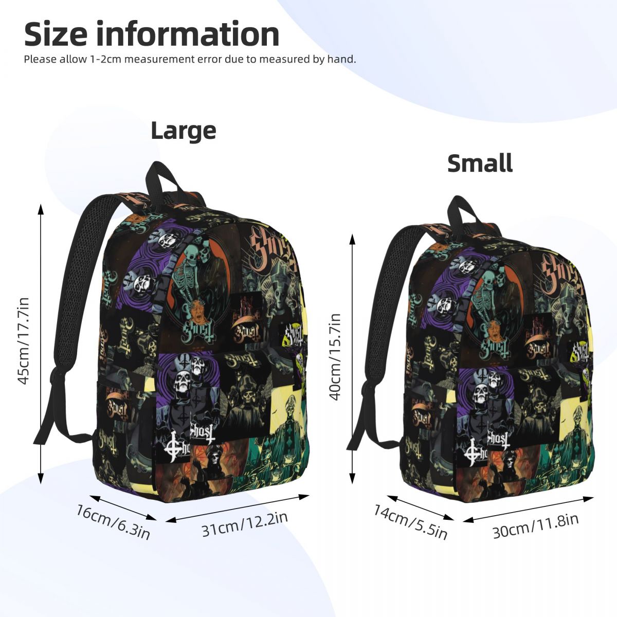 Ghost Band Backpack 3D Print M - Interior Design Xmas avis et prix