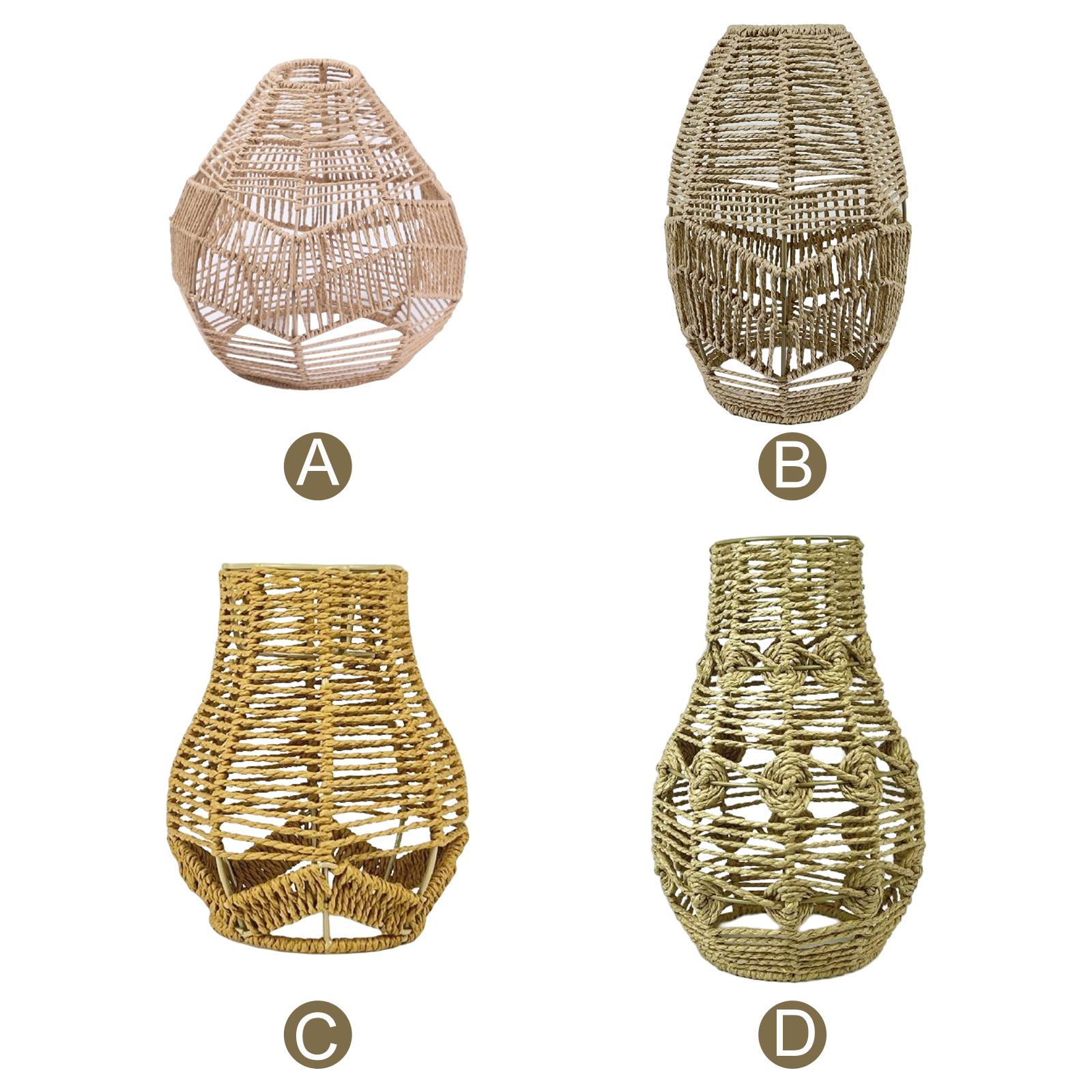 Boho Pendant Lamp Shade Paper  - Wicker Pendant Shade avis et prix
