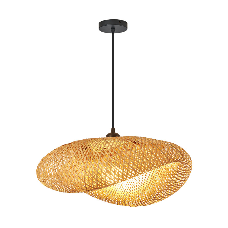 ZK40 Handmade Bamboo Straw Hat - Wicker Pendant Shade avis et prix