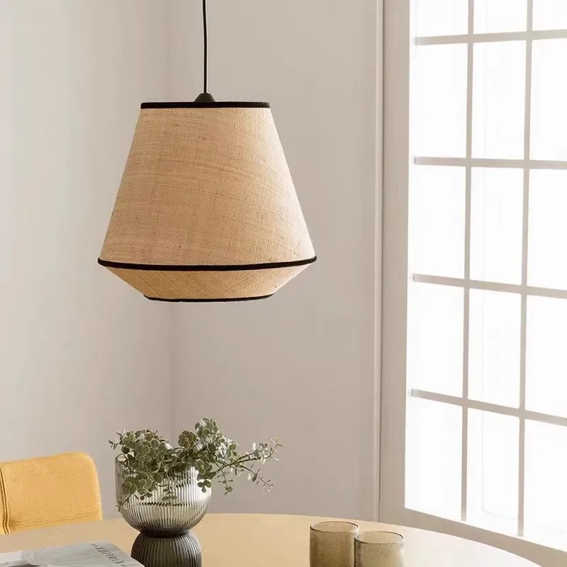 Wabi Sabi Handwoven Rattan Pen - Wicker Pendant Shade avis et prix