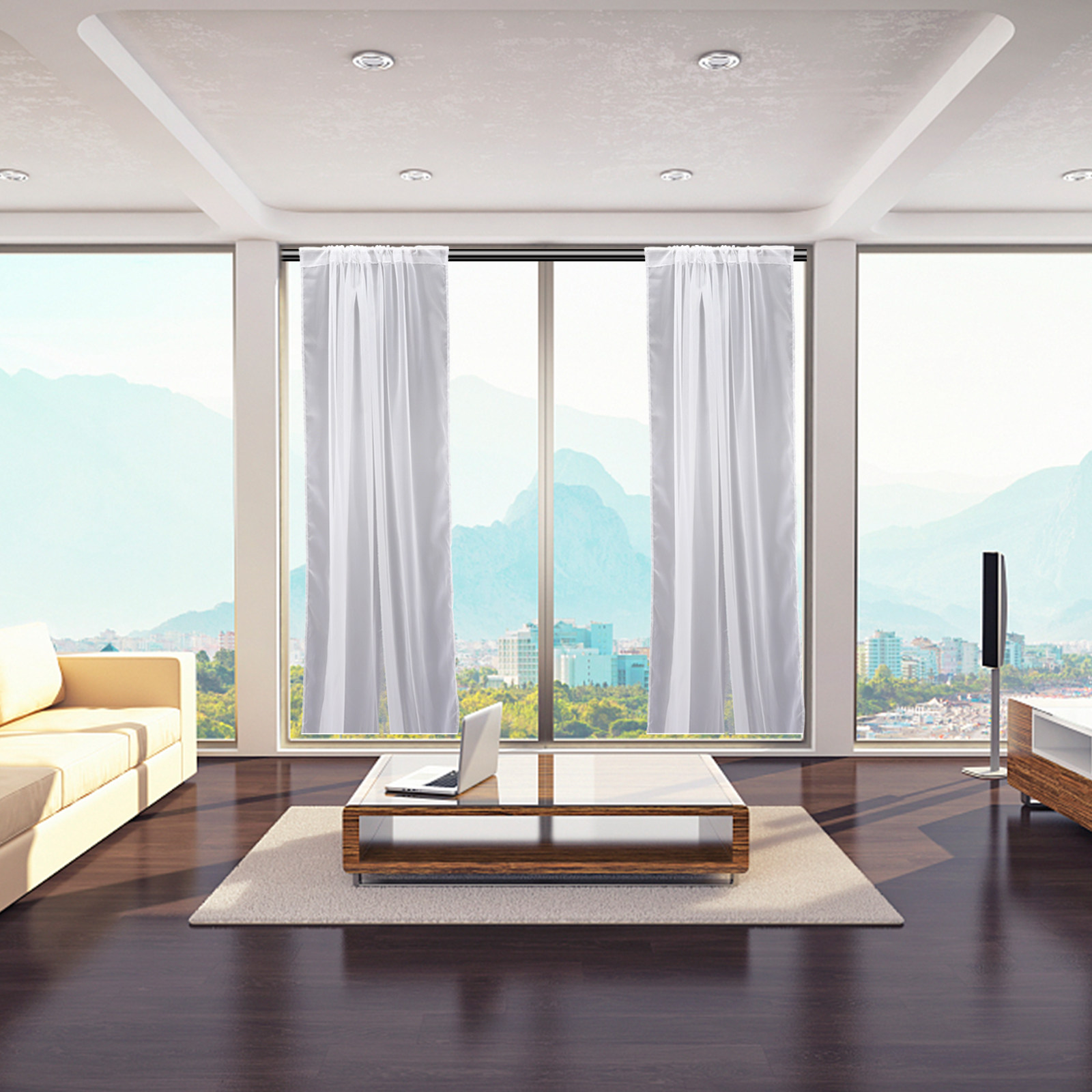 2Pcs Window Curtain Sheer Curt - Interior Designer avis et prix