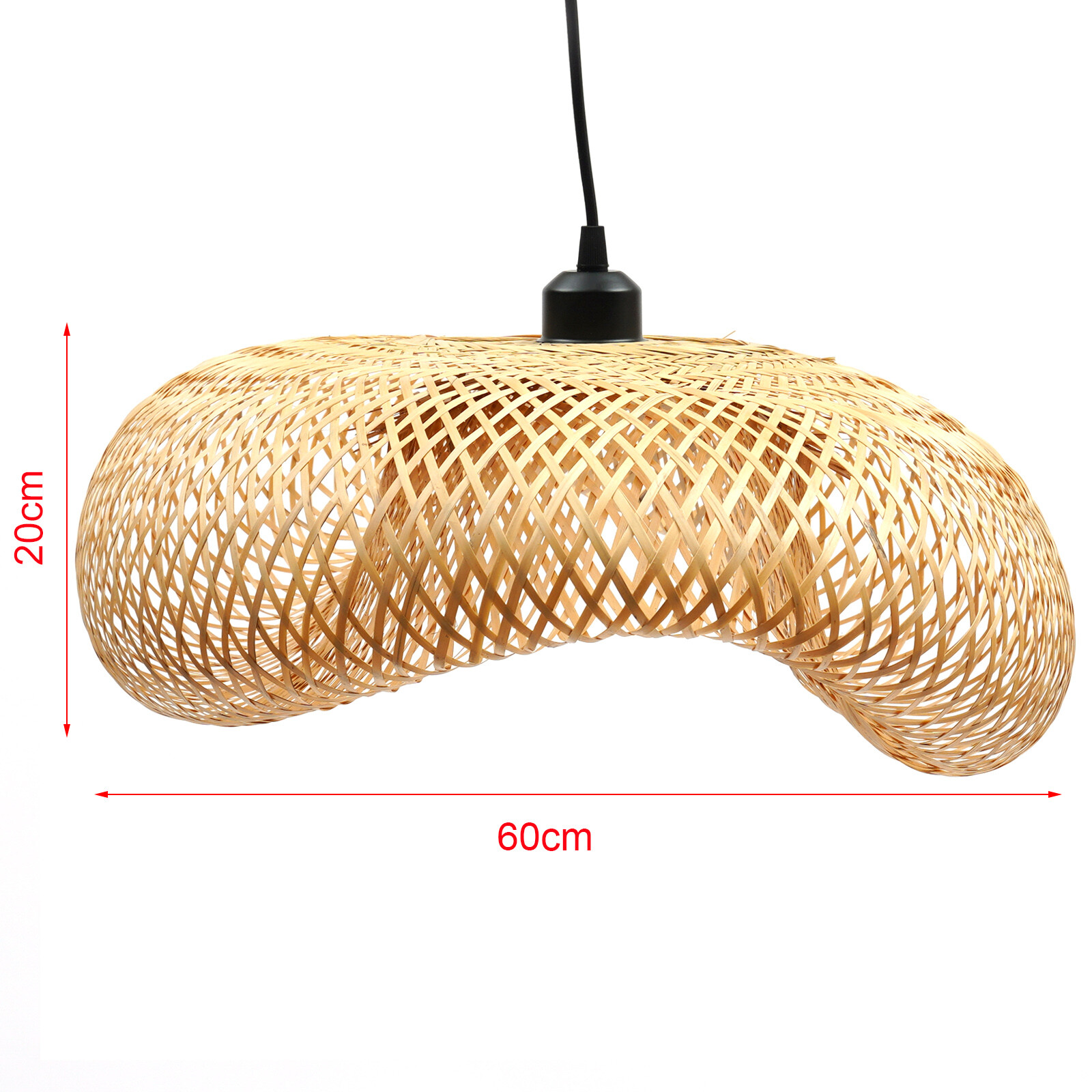 Bamboo Wicker Rattan Shade Pen - Wicker Pendant Shade avis et prix