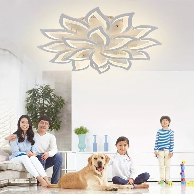 Designer LED Petal Chandelier  - Interior Design Remote avis et prix