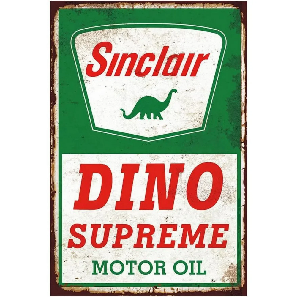 Vintage-Style Motor Oil Gas Si - Interior Designer avis et prix