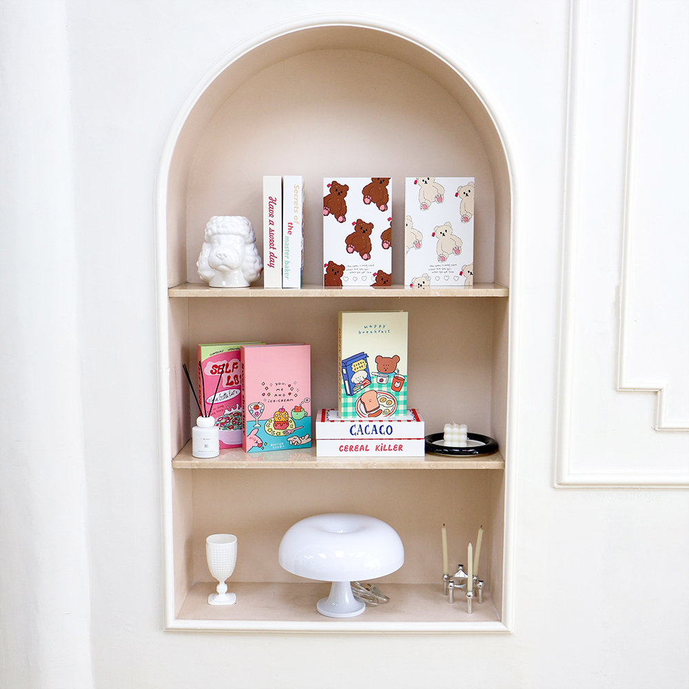 Cute Cream Food Style Decorati - Interior Design Book avis et prix