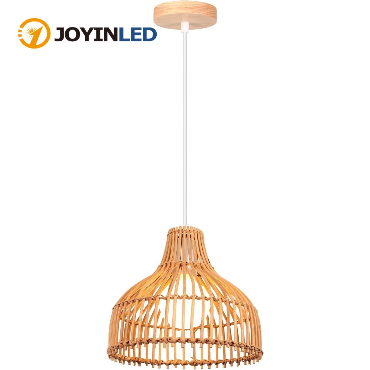Rattan Woven Pendant Lamp Boho - Wicker Pendant Shade avis et prix