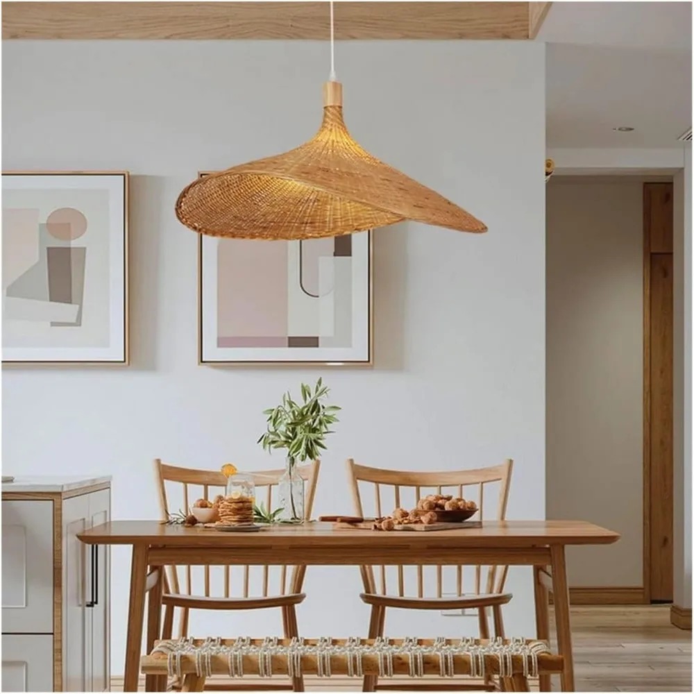 JOYINLED Woven Pendant Light W - Wicker Pendant Shade avis et prix