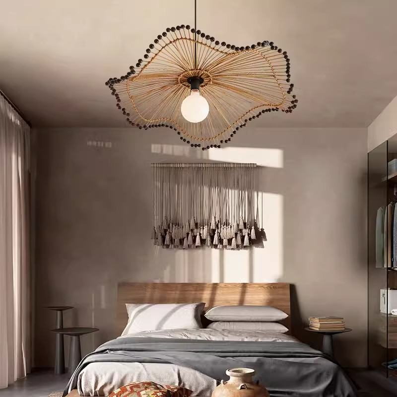 Japanese Style Wabi Sabi Handm - Wicker Pendant Shade avis et prix