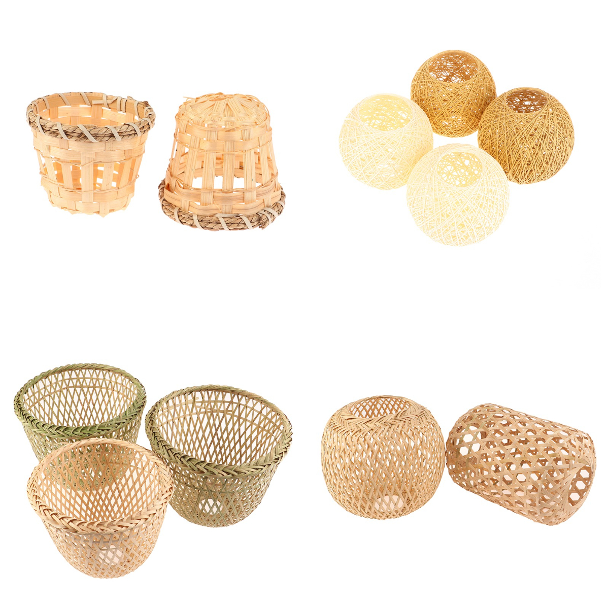Lamp Shade Light Cover Rattan  - Wicker Pendant Shade avis et prix