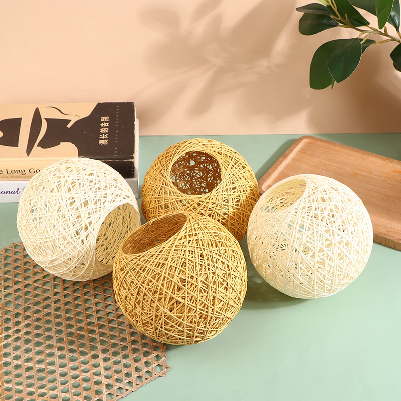 Lamp Shade Light Cover Rattan  - Wicker Pendant Shade avis et prix