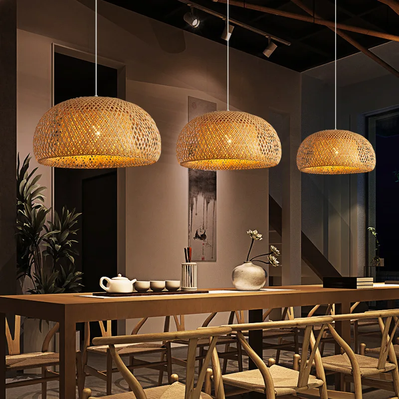 Bamboo Lantern 26cm Pendant La - Wicker Pendant Shade avis et prix