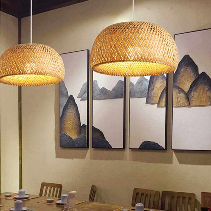 Bamboo Lantern 26cm Pendant La - Wicker Pendant Shade avis et prix