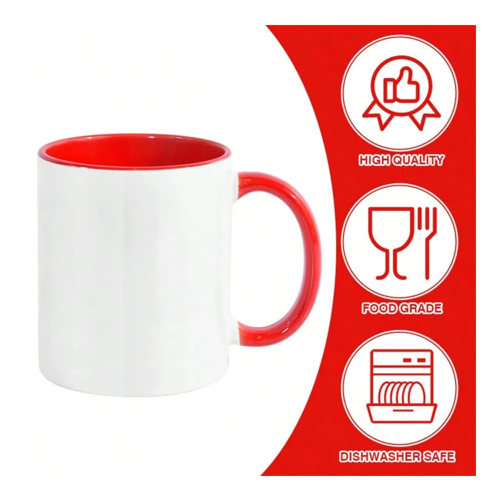 Sublimation Mugs With Colored  - Interior Design Xmas avis et prix