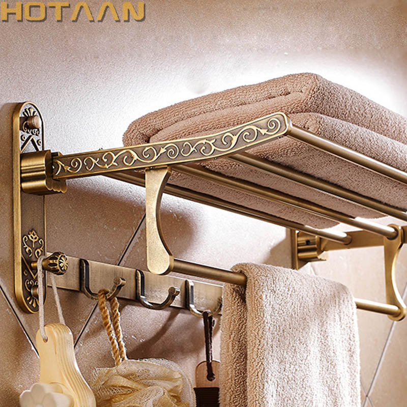 Foldable Antique Brass Towel R - Antique Brass Hook avis et prix