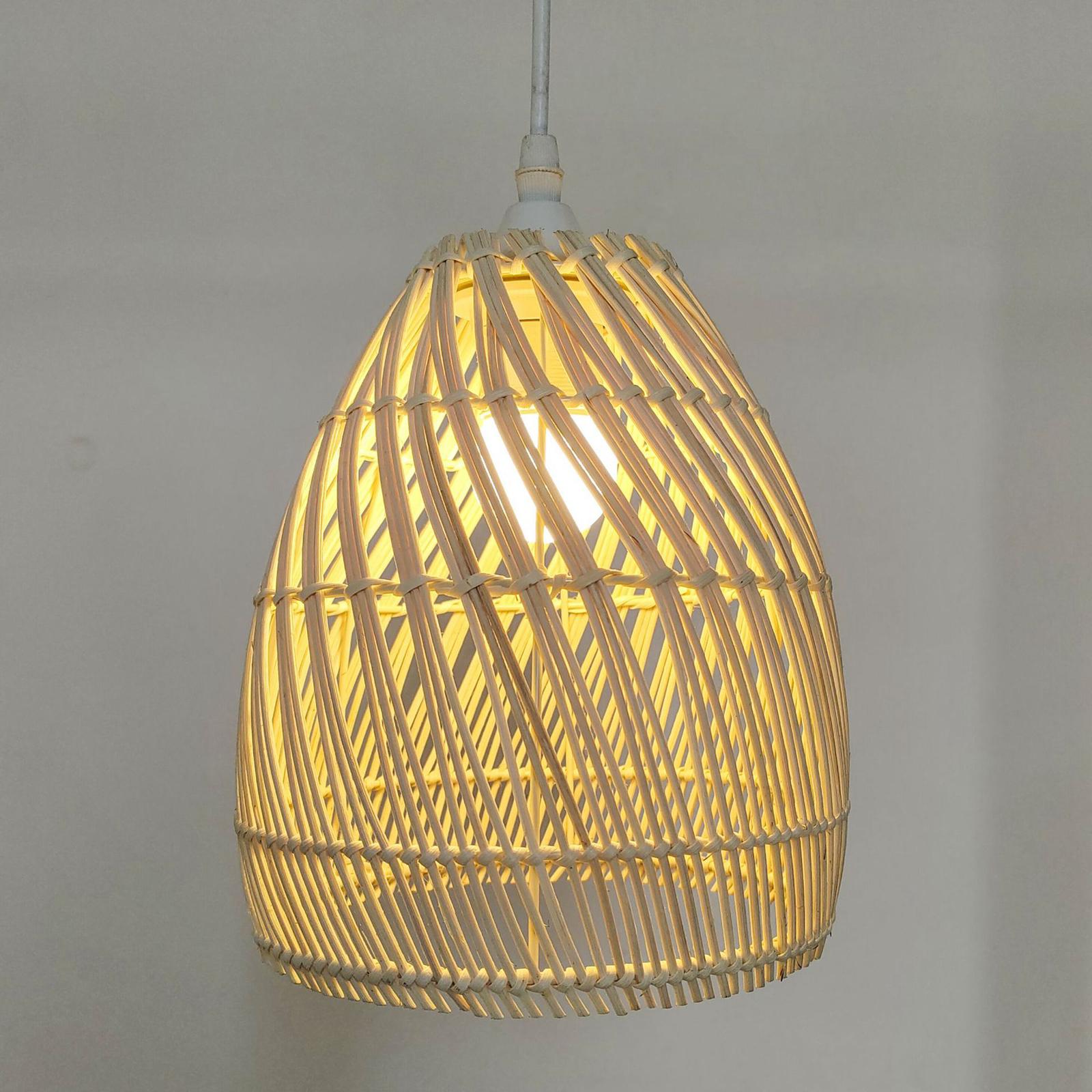Rattan Lampshade Woven Rattan  - Wicker Pendant Shade avis et prix