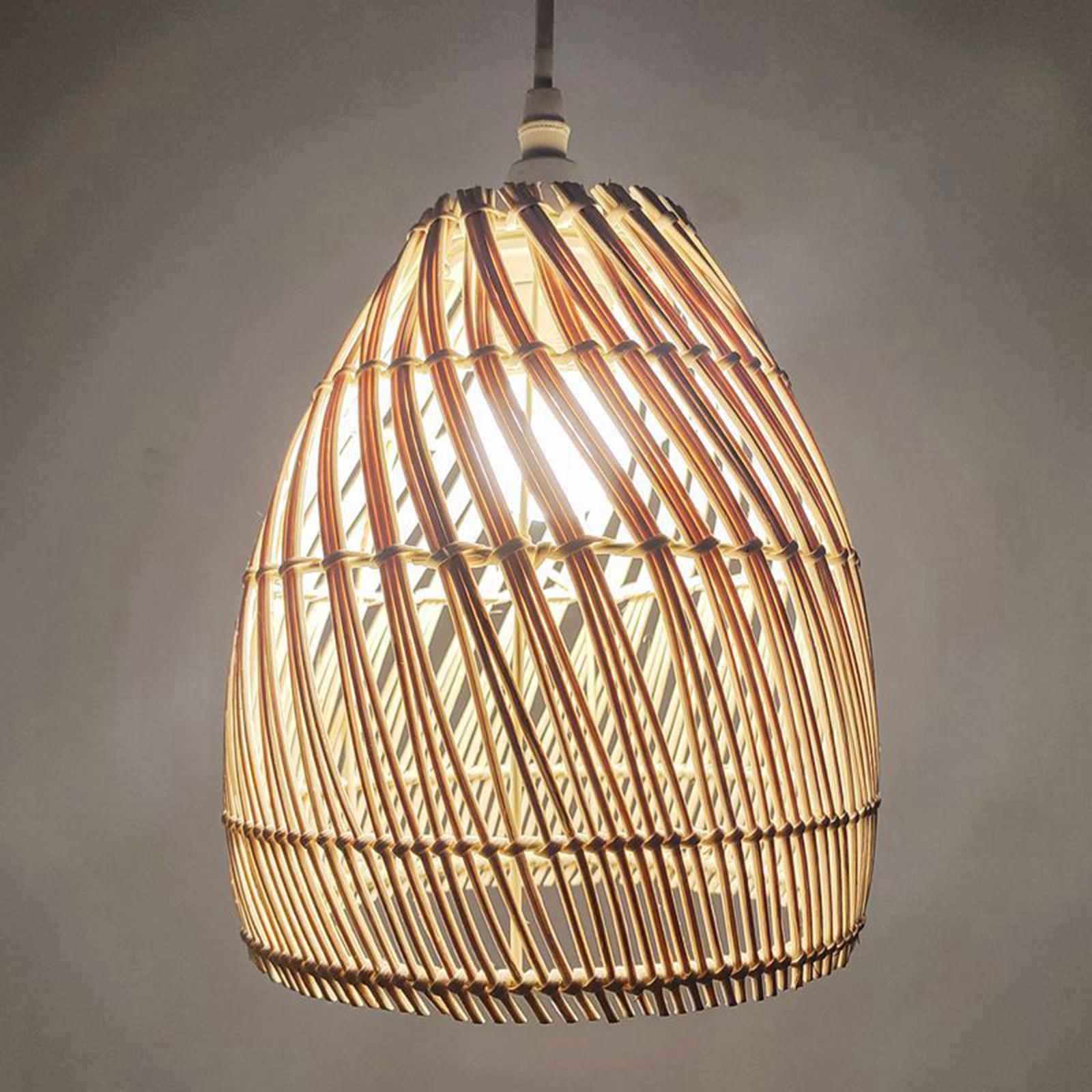 Rattan Lampshade Woven Rattan  - Wicker Pendant Shade avis et prix