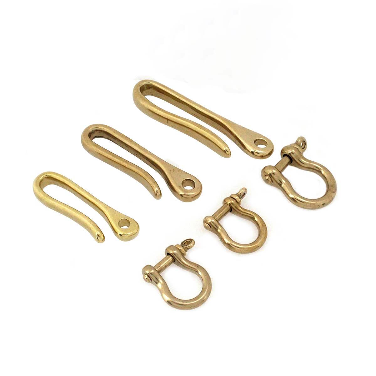 Belt U Hook Brass Keychain Fob - Antique Brass Hook avis et prix