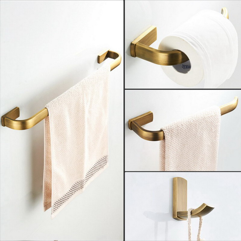 Antique Brass Square Bathroom  - Antique Brass Hook avis et prix