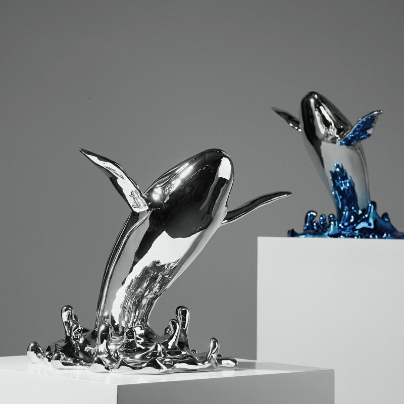 Creative Jumping Whale Sculptu - Interior Design Xmas avis et prix