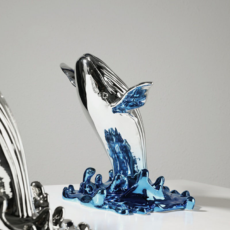 Creative Jumping Whale Sculptu - Interior Design Xmas avis et prix