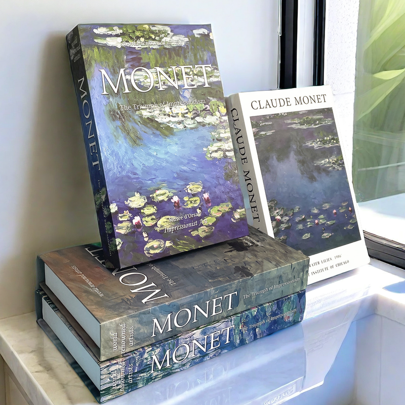 Boho Monet Decorative Books Lu - Interior Design Book avis et prix
