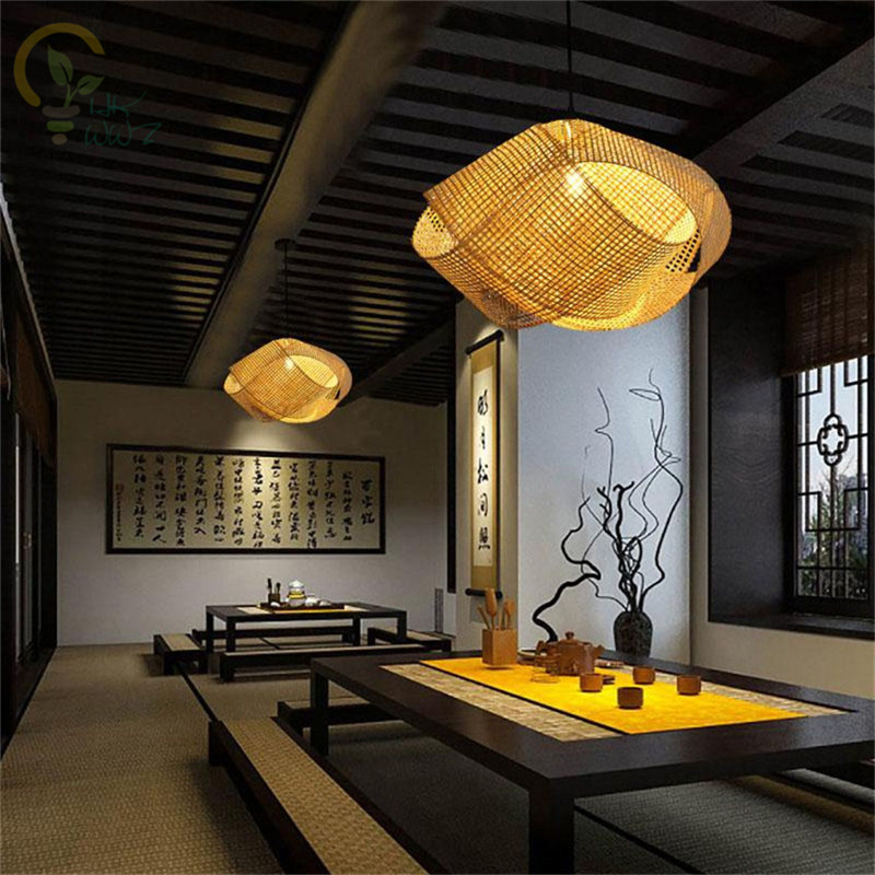 New Chinese Bamboo Wicker Ratt - Wicker Pendant Shade avis et prix