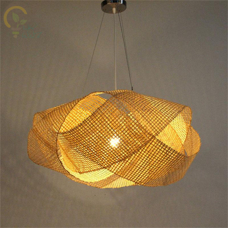 New Chinese Bamboo Wicker Ratt - Wicker Pendant Shade avis et prix