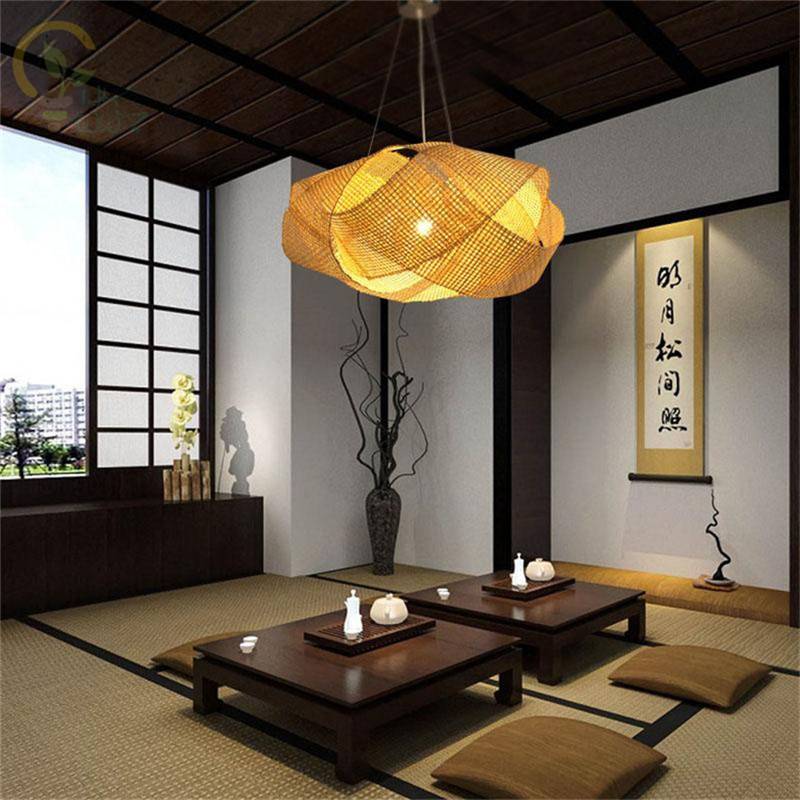 New Chinese Bamboo Wicker Ratt - Wicker Pendant Shade avis et prix