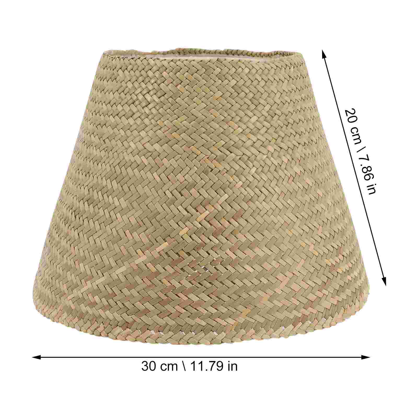 Rattan Lamp Shade Decorative W - Wicker Pendant Shade avis et prix