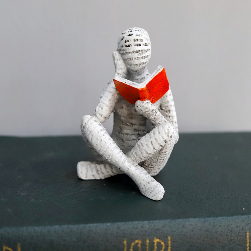 1Pc, Reading Paper Pulp Woman  - Interior Design Book avis et prix