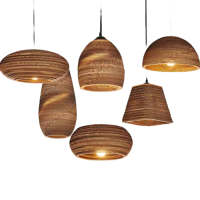 Wooden Shade Hanging Ceiling W - Wicker Pendant Shade avis et prix